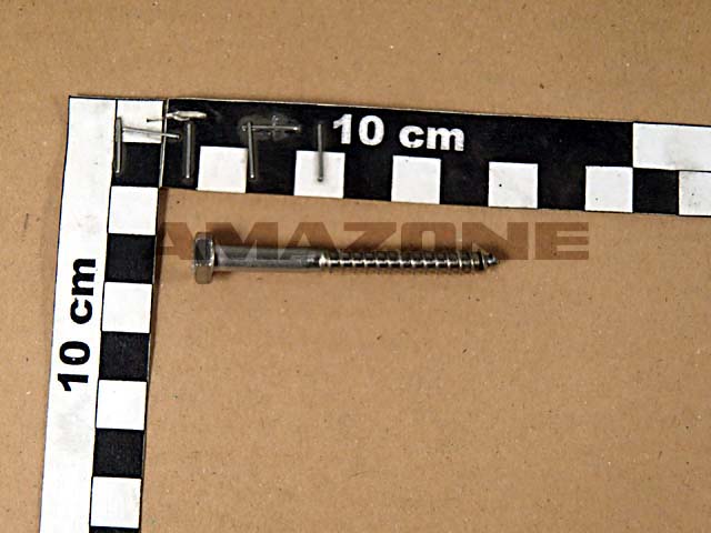 Sechskantholzschraube DIN 571 6x60 VA