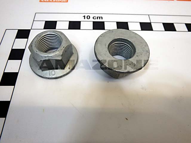 Sicherungsmutter M16X1,5 10 Verzinkt m. Bund