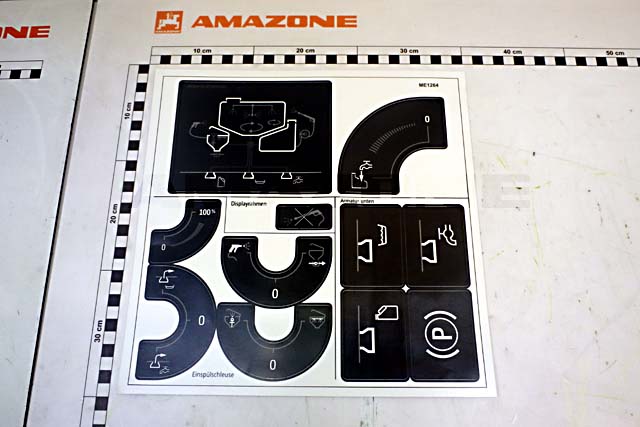 Foliensatz Bedienarmatur UX 01 CP Plus