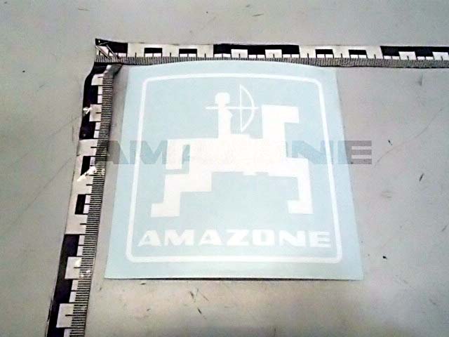Folie Amazone-Logo weiss 100x100