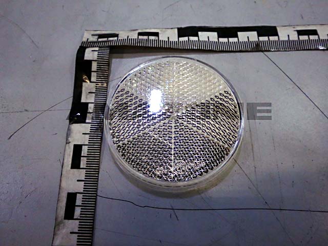 Rückstrahler weiss D=60 mm
