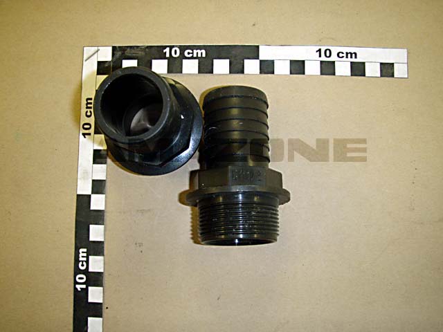 Schlauchanschluss gerade D=40 mm AG=1 1/2 Zoll