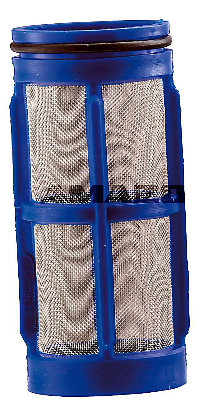 Filter m. 50 Maschen blau 38 x 88