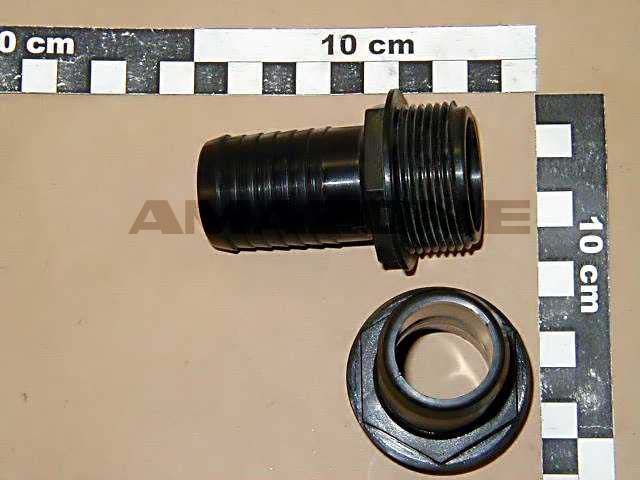 Schlauchanschluss gerade D=32 mm AG=1 1/4 Zoll