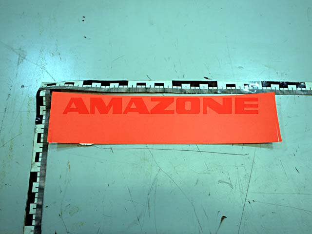 Sicherheitsmarkierung orange 50x230 mm
