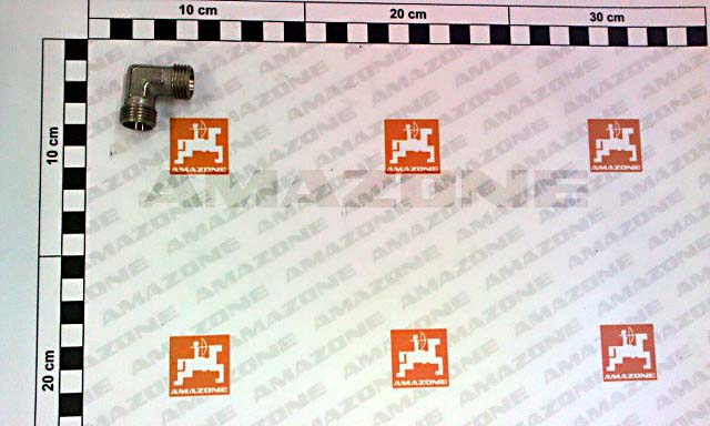 Winkelverbindungsstutzen ISO 8434-1-E-L10 VA