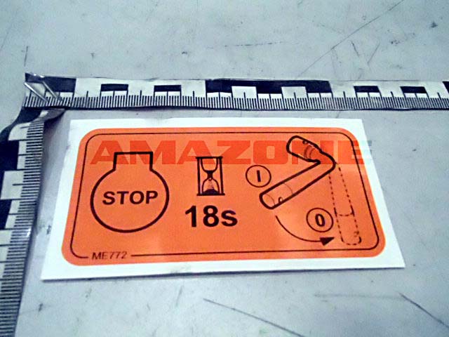 Folie Hauptschalter ausschalten SX