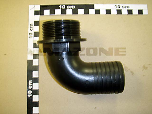 Schlauchanschluss 90 Grad D=50 mm AG=2 Zoll