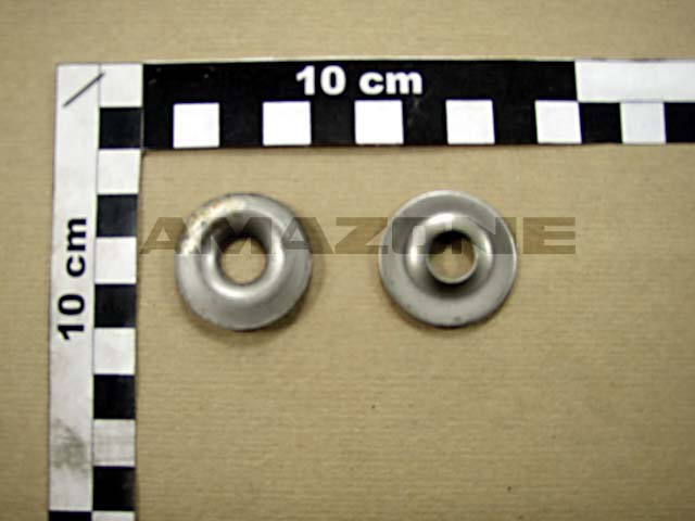 Scheibe mit Prägung