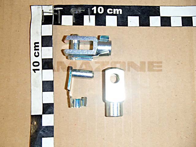 Gabelkopf 8X16 A2G mit Federklappbolzen