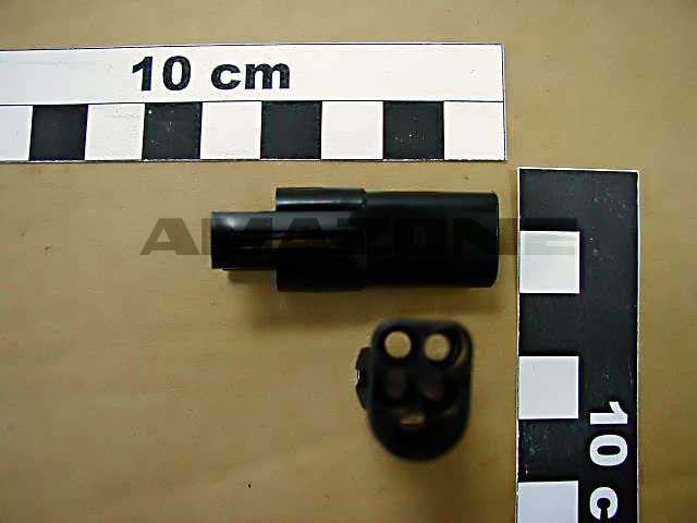 Buchsengehäuse schwarz 5-pol.