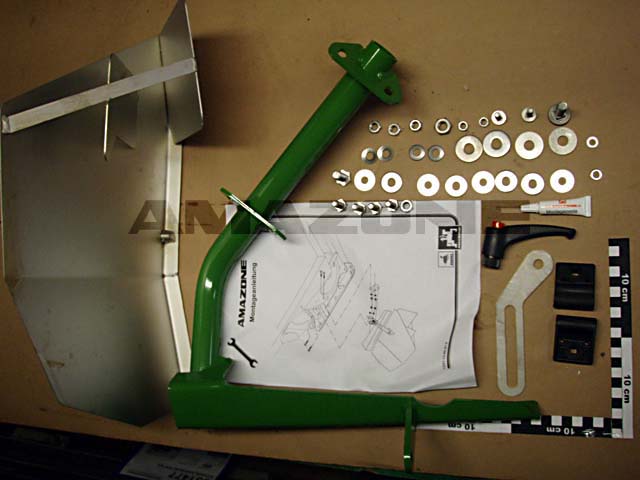 Grenzstreuschirm für Grenzstreuen links handgeklappt