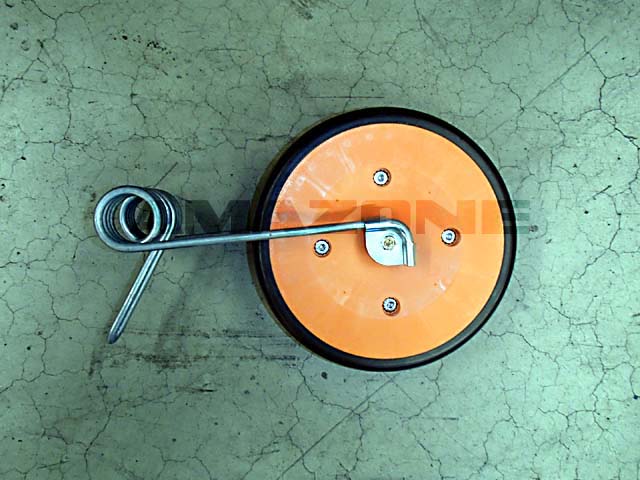 Rolle mit Feder 250x50