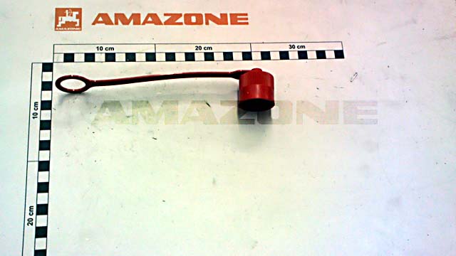 Staubschutzverschraubung rot f. Schraubkupplungsmuffe BG2