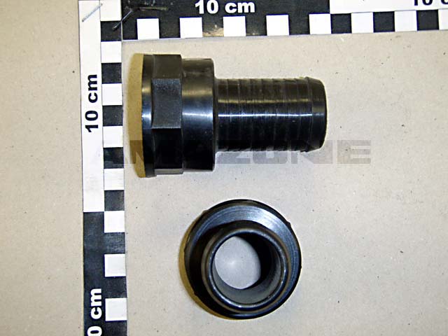 Schlauchanschluss gerade D=33 mm IG=1 1/4 Zoll