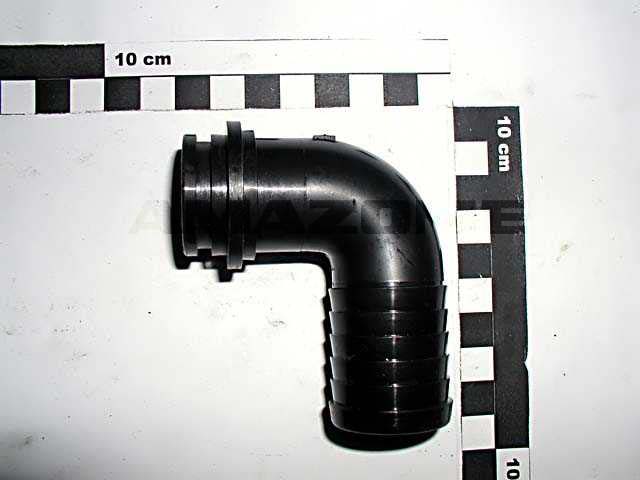 Schlauchanschluss 90 Grad D=32 mm f. Mutter 1 1/4 Zoll