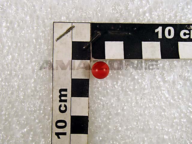 Kugel D= 3/8 Zoll PP rot / geschliffen