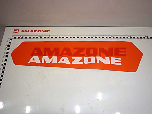 Folie AMAZONE-Schriftzug weiss