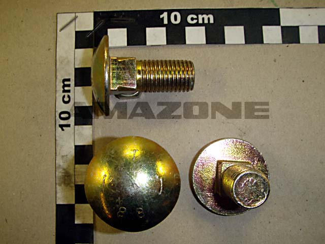 Flachrundschraube DIN 603 16x40 8.8 VZ