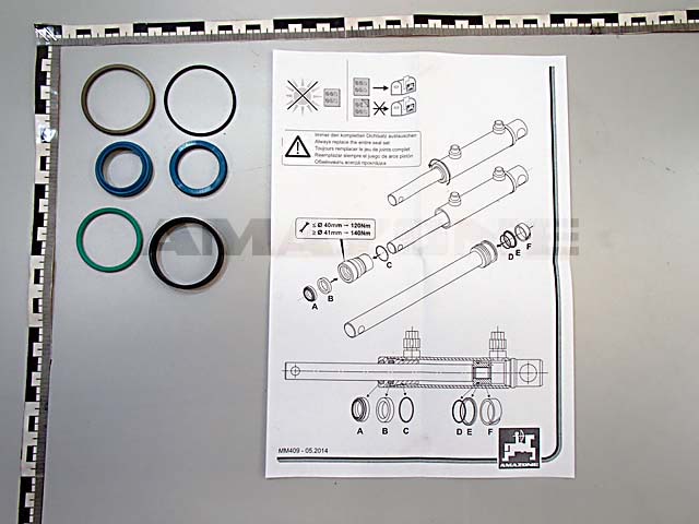 Dichtsatz fuer Hydraulikzylinder 939665 + 942285