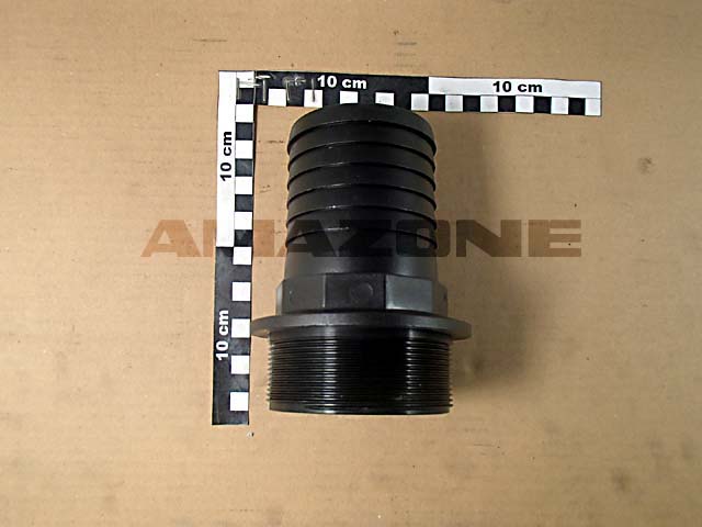 Schlauchanschluss gerade D=75 mm AG=3 Zoll