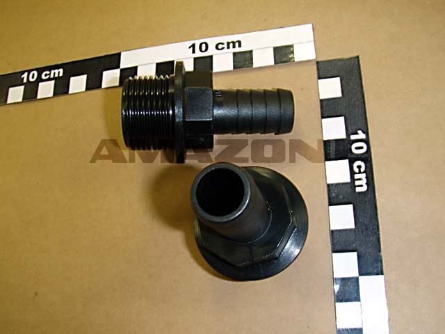 Schlauchanschluss gerade D=20 mm AG=1 Zoll