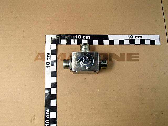 Blockkugelhahn o. Griff 3/2 NW10 L12