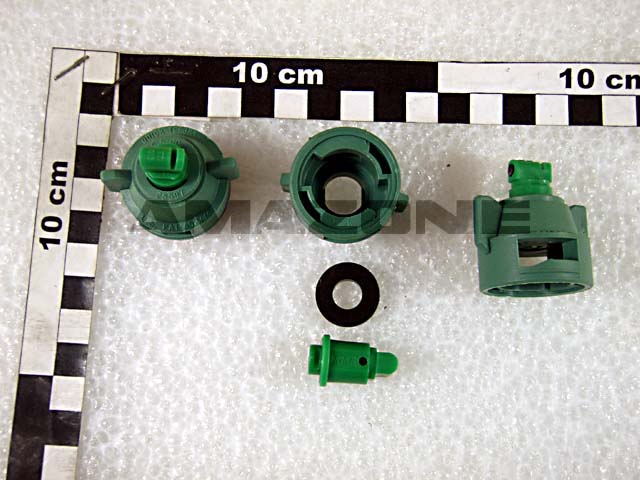Injektor-Flachstrahldüse TTI 110-015 aus Kunststoff (VP-C)