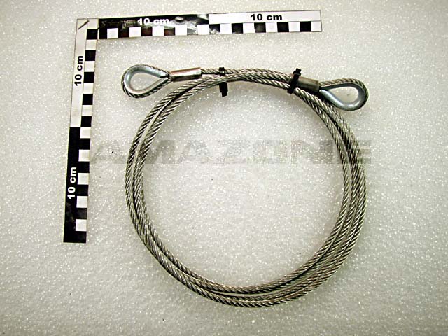 Drahtseil 5x2560 mit Kauschen