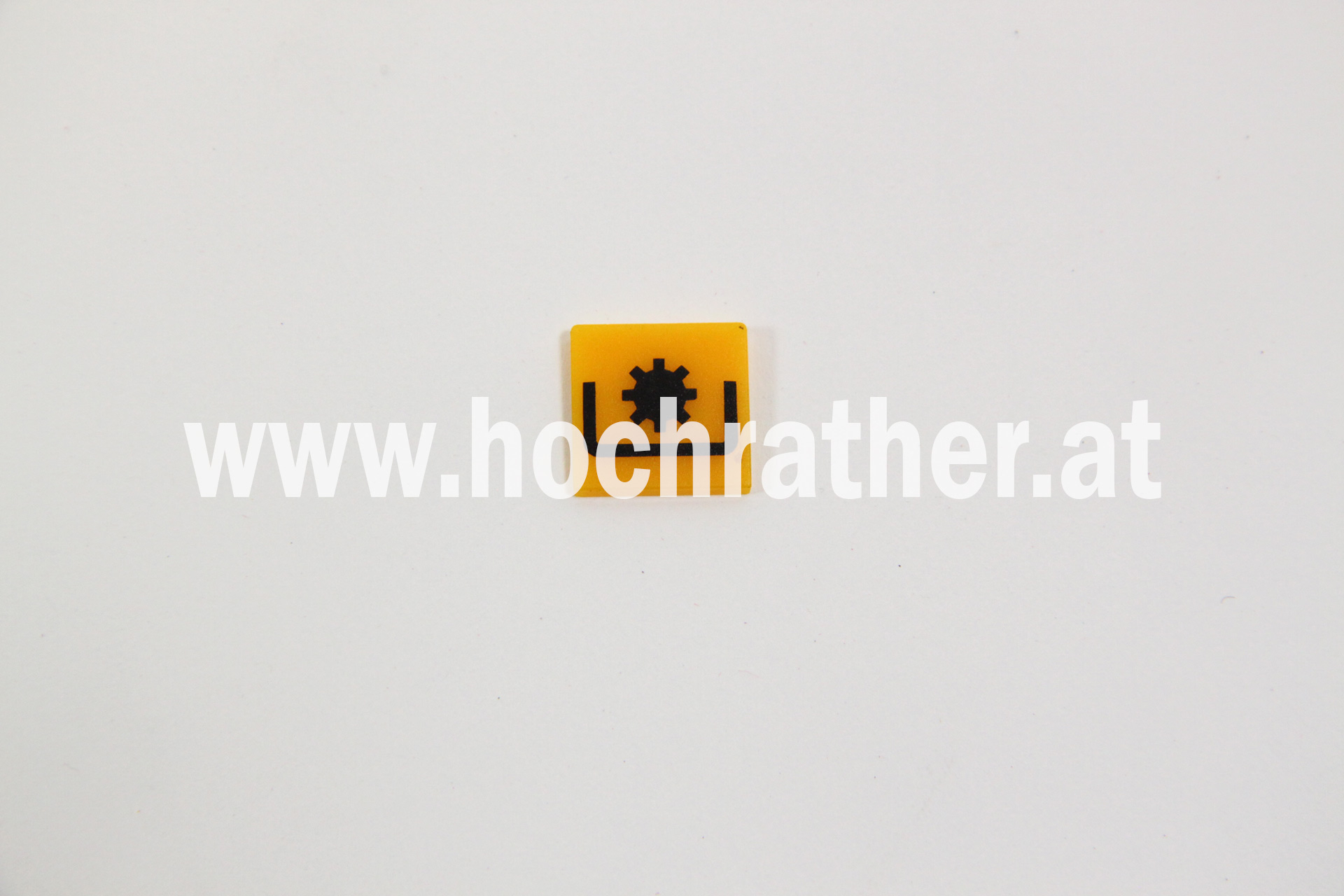Symbol für Heckzapfwellenschalter - Gelb
