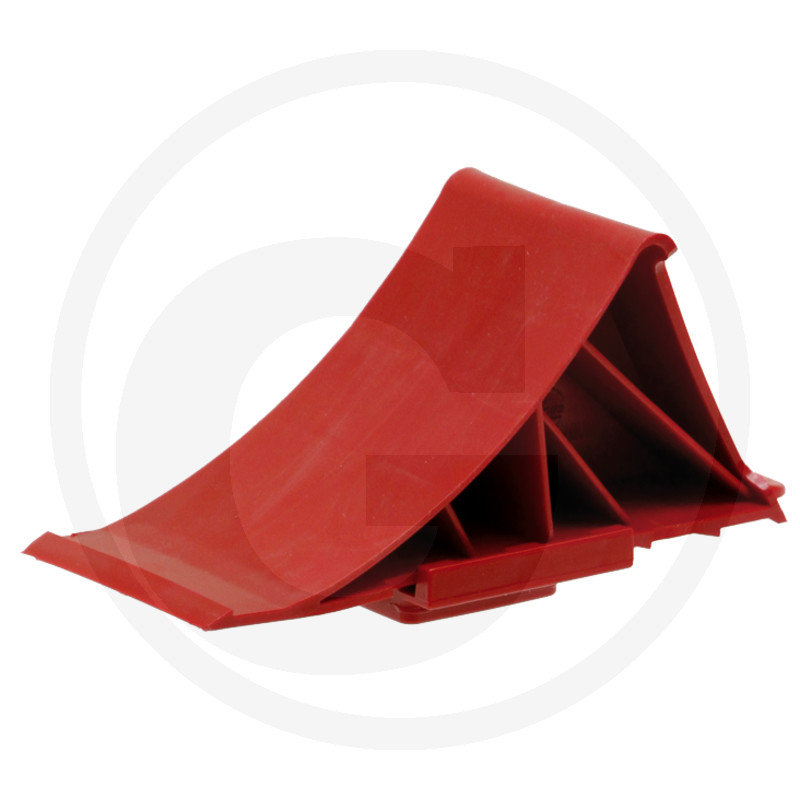 Unterlegkeil mit Halter Kunststoff rot