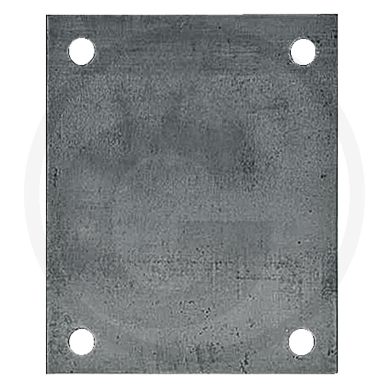 Grundplatte 160x200x6mm p.für Stützräder