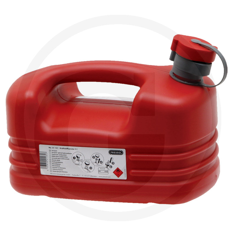 Kraftstoffkanister Kunststoff, 5 l, rot