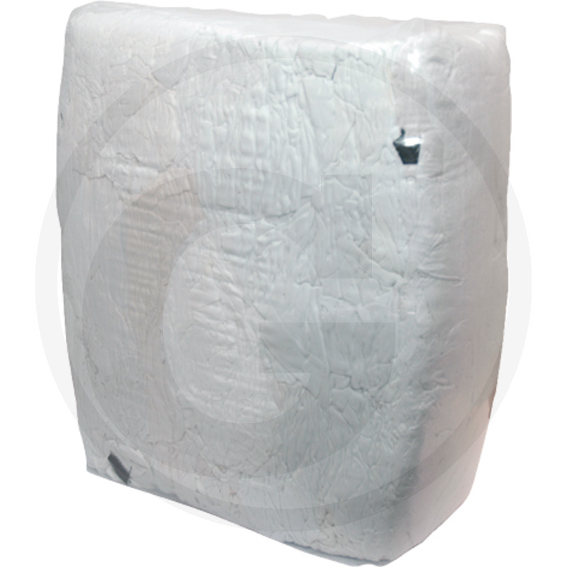 TRIKOT PUTZLAPPEN WEISS, 10 KG