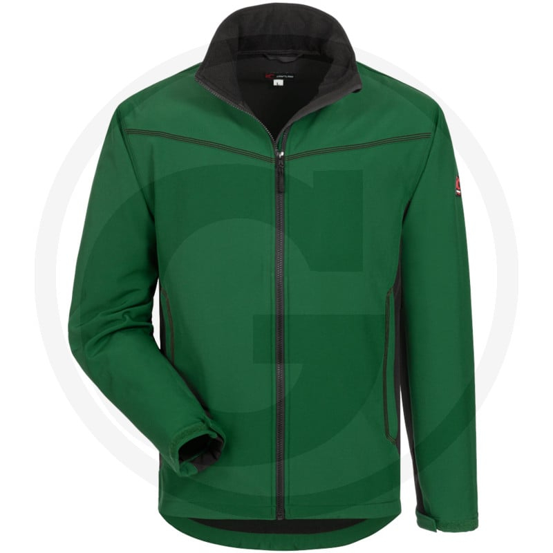 Softshell-Jacke Grün / Grau Größe 3XL