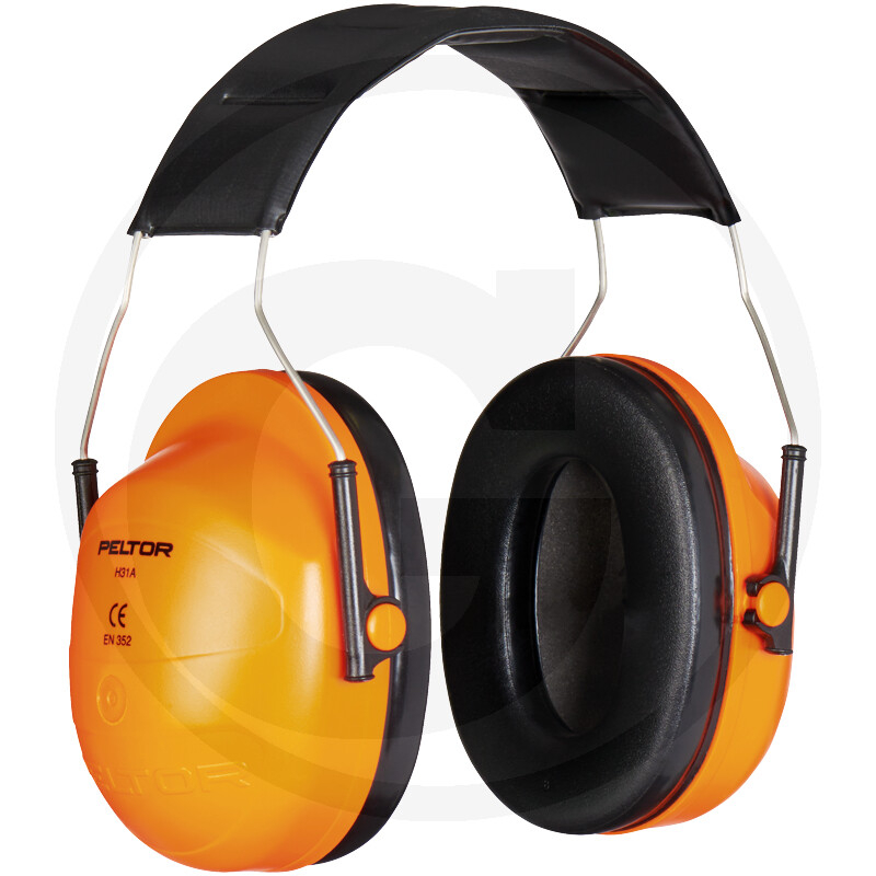 Buegelgehoerschutz H31, orange SNR=27 Db