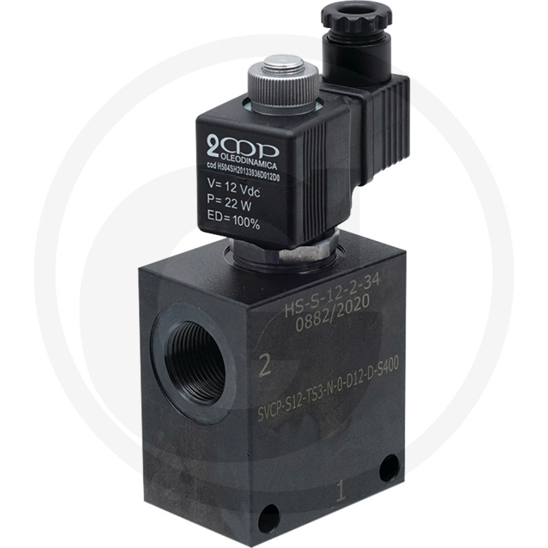 2/2- Wegeventil ZWV-E-NC-1-12-S-12V