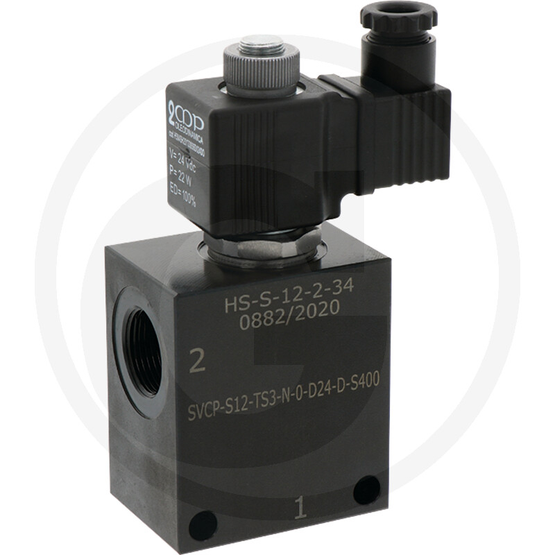 2/2- Wegeventil ZWV-E-NC-1-12-S-24V