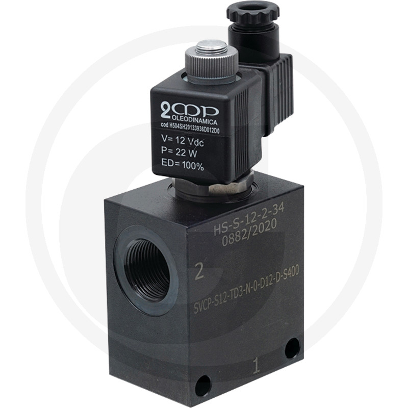 2/2- Wegeventil ZWV-E-NC-2-12-S-12V