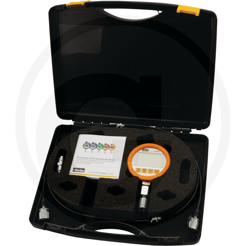 Koffer mit dig. Manometer 0-400 Bar Adap