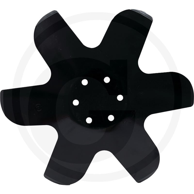 Spatenscheibe rechts, 460 X 6 mm