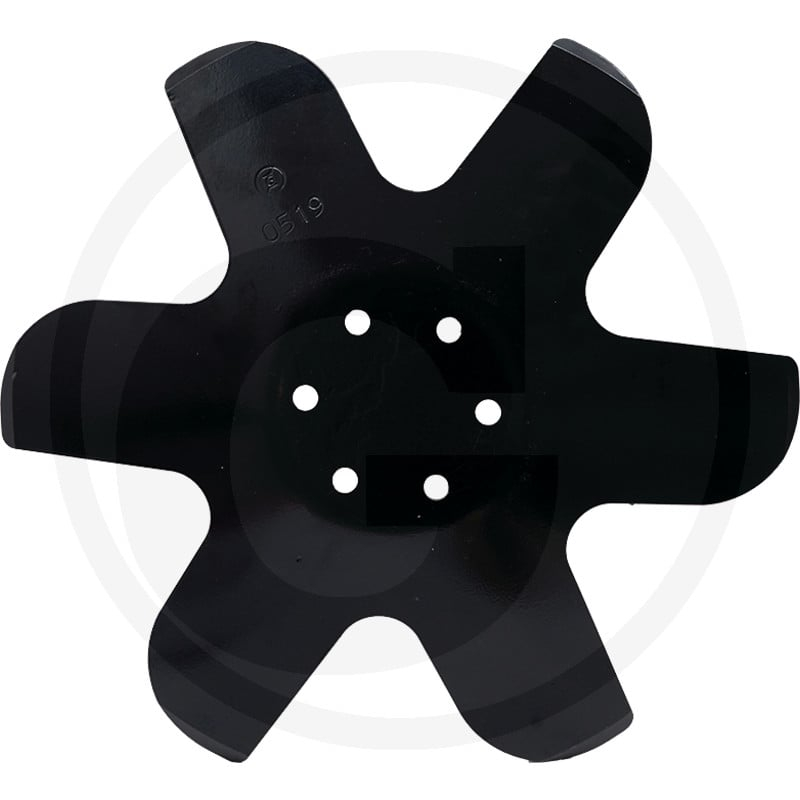 Spatenscheibe links, 460 X 6 mm