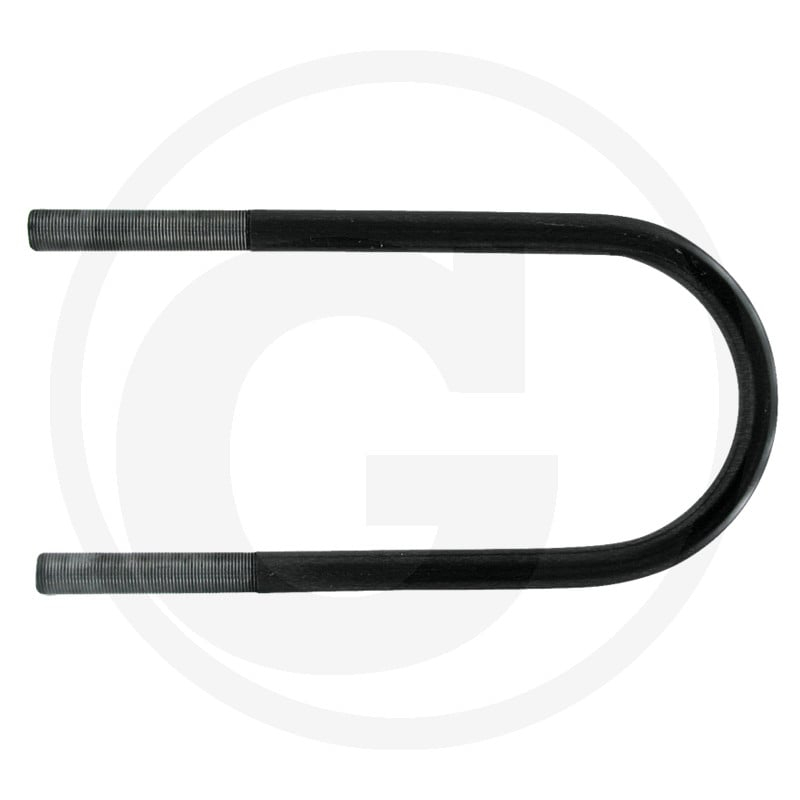 Federbride schwarz Form 2, 320 x 136mm