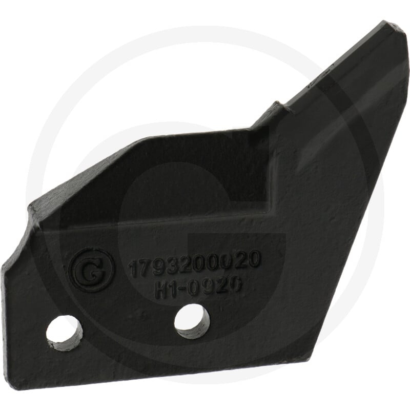 Schar mit Hartmetallplatten