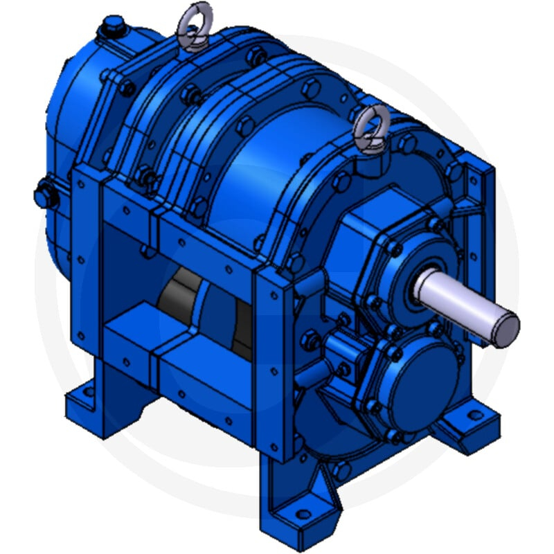 Drehkolbenpumpe A116-180 E, A.- Welle ob