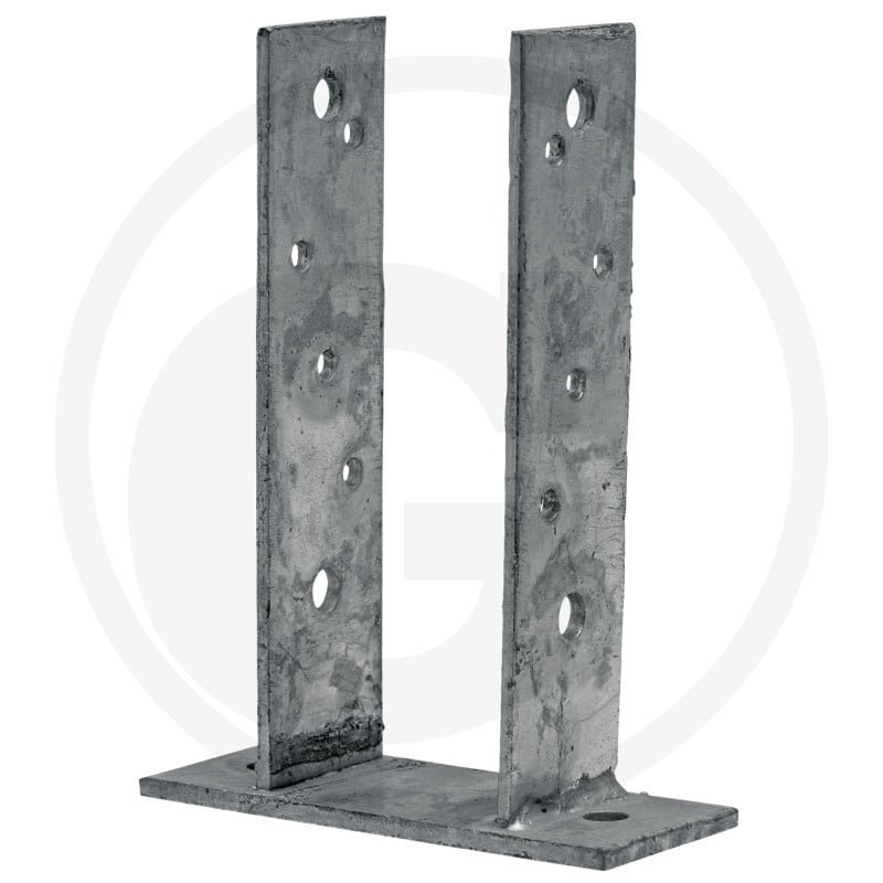Pfostenträger 71 mm, Zum Aufdübeln