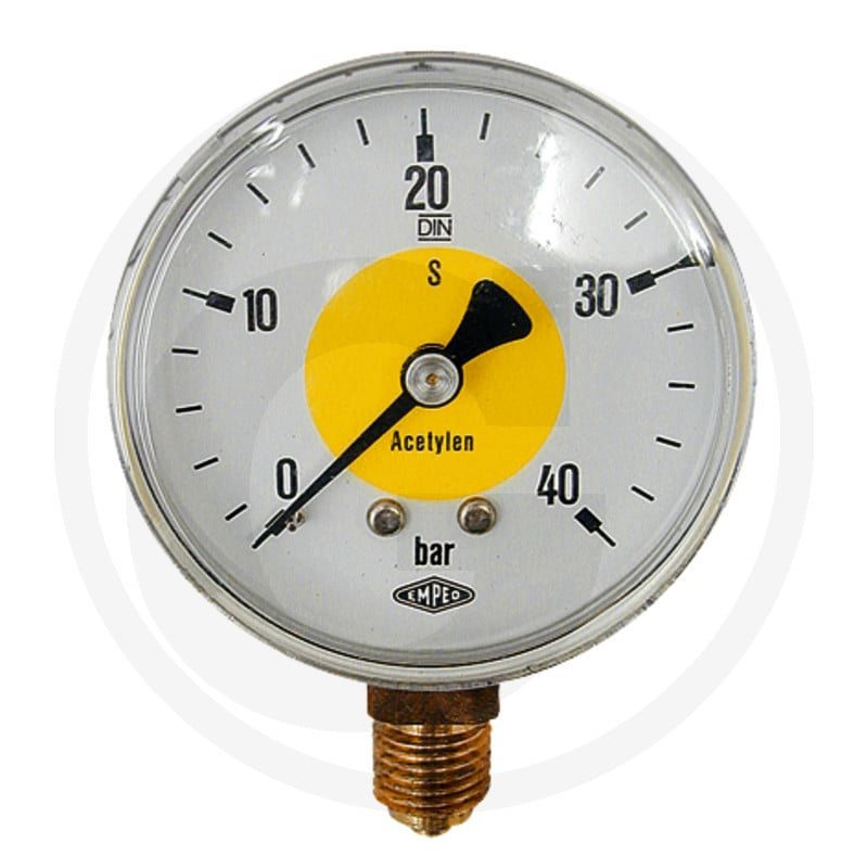 Manometer, Inhalt-Acetylen 0-18/40bar