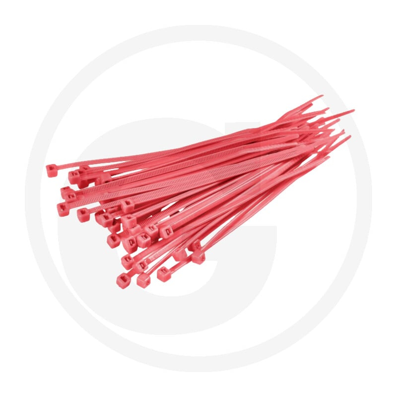 VPE100 Kabelbinder 102x2,5mm rot