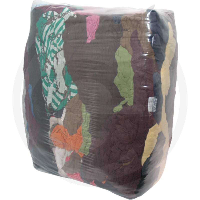 TRIKOT PUTZLAPPEN BUNT, 10 KG