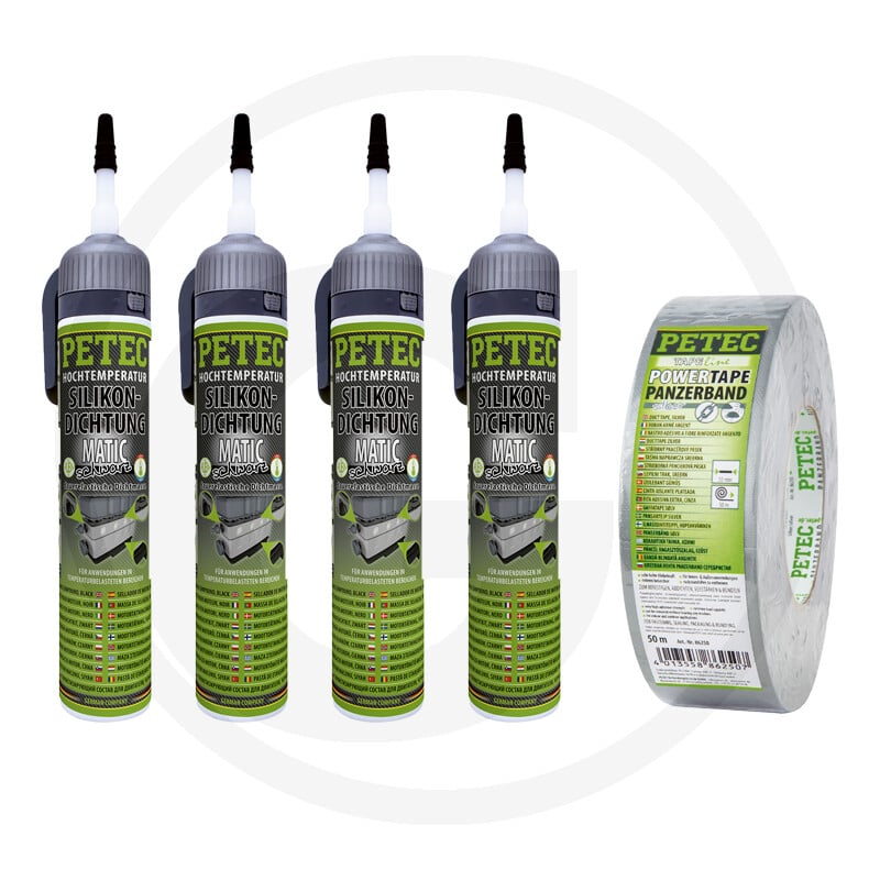 4x Silikon MATIC 200ml + 1x Panzerband s